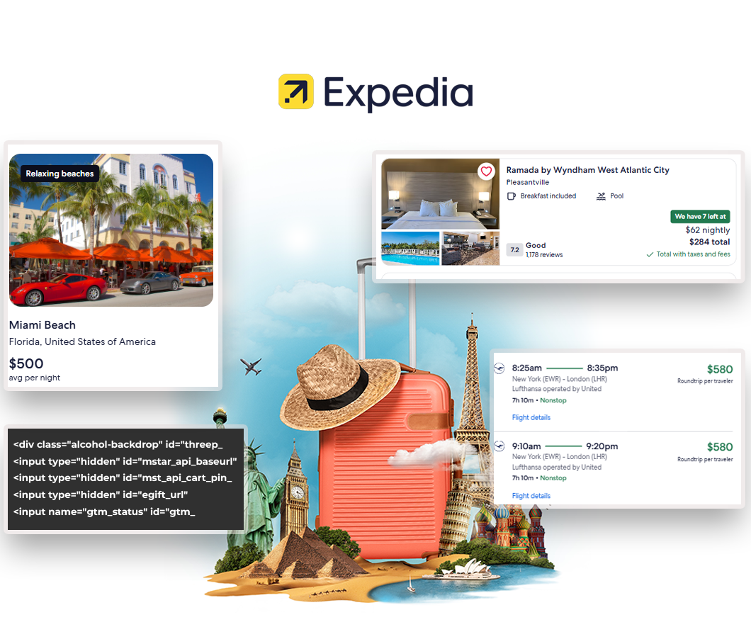 Expedia Travel Data Crawler